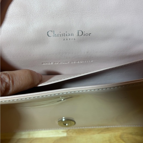 Pink Christian Dior Quilted Chain Bag - Picture 10 of 16